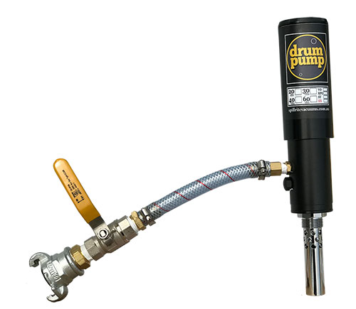 Air powered Drum pump 40 cfm vac only-spills,heavy fluid