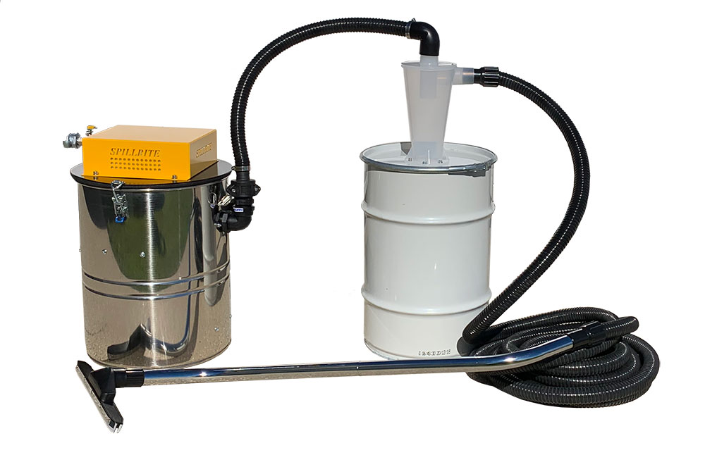 Dust vac with cyclone & 60 litre waste tank-100 cfm