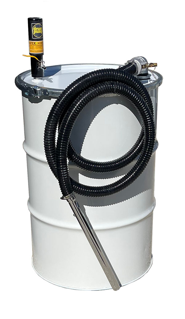 Drum pump air powered 30 cfm two way-explosion proof ATEX certified