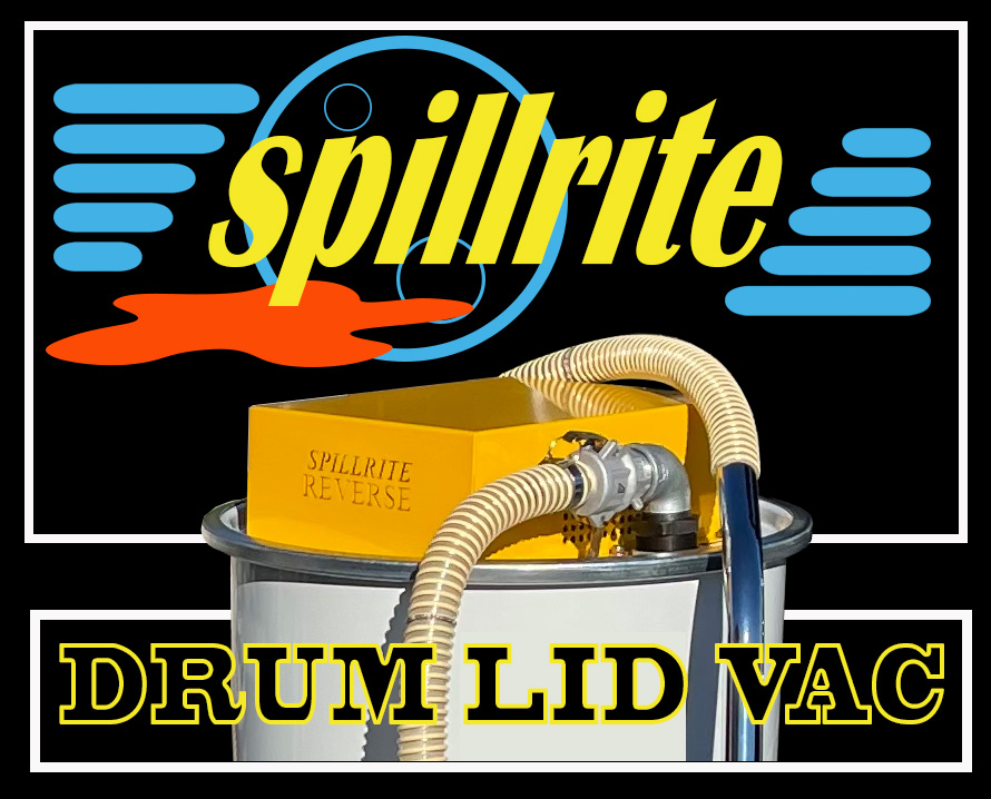 60 Litre Drum Lid Vacuum with drum - 60-120 cfm - Vacuum only