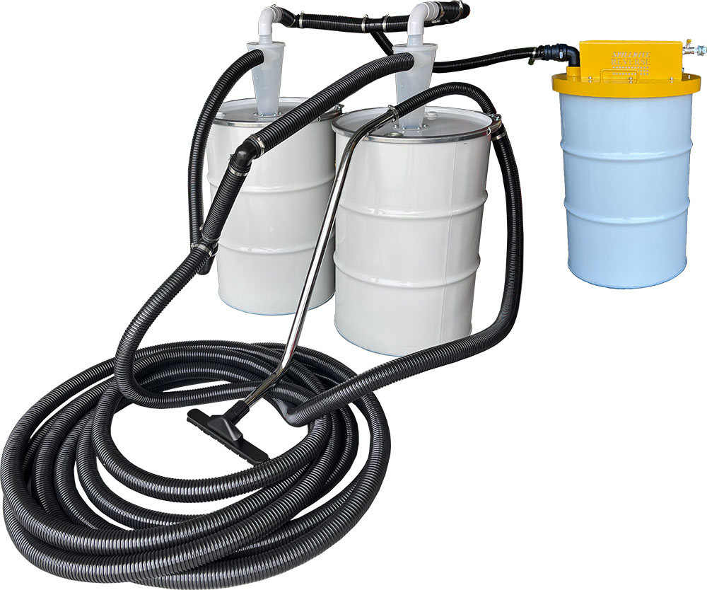 Dual Cyclone DrumTopVac200