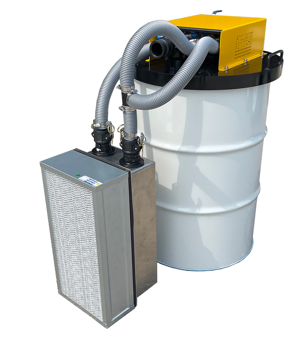 pneumatic HEPA drum vacuum cleaner