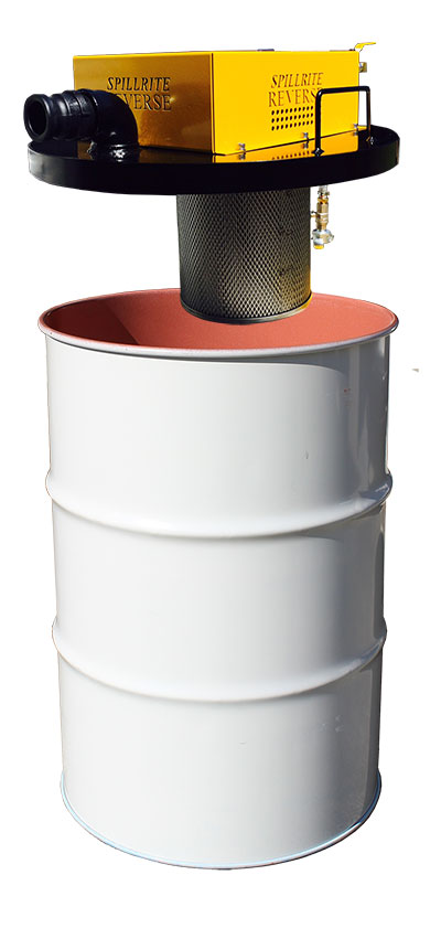 Reversible Drum Top Vacuum Two Way ULTRA power 300 cfm standard