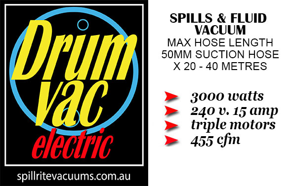 Drum Vac Electric 3000 system 38mm