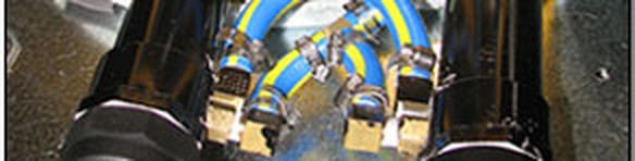 Venturi thruster block on the pneumatic power head