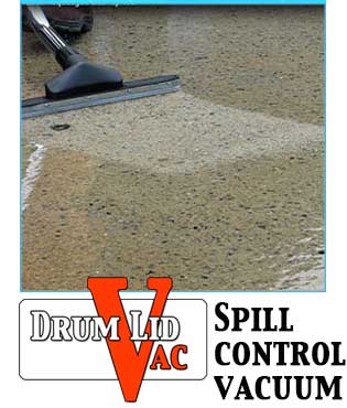 Spill control vacuum
