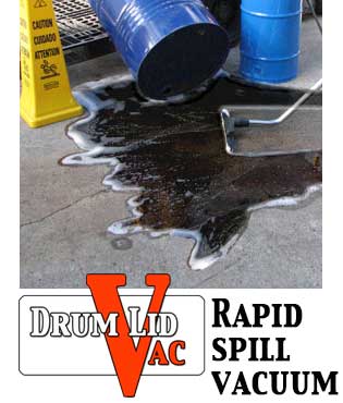 Rapid spill vacuum