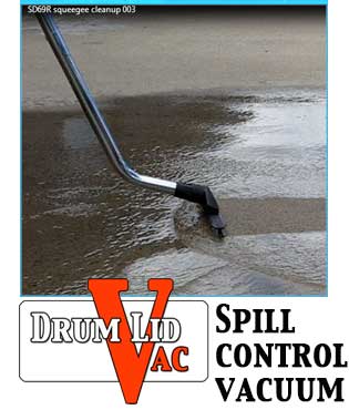 Spill control vacuum