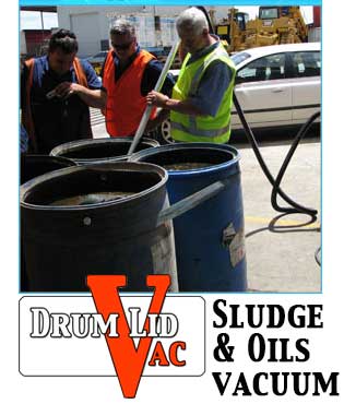 Sludge and oils vacuum