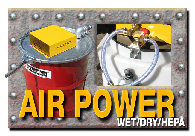Industrial Air Powered Vacs