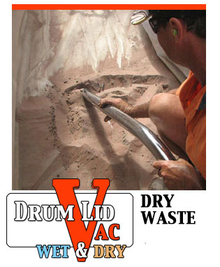 Dry waste — wet and dry drum lid vacuum