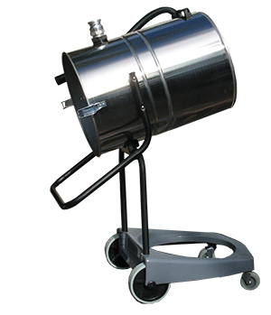 Stainless steel vacuum tank with tipping capability and reverse pump out SPAV-SS-tipping