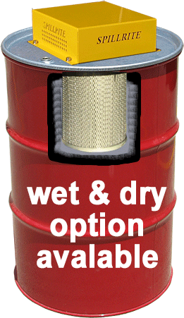 Wet and dry option available