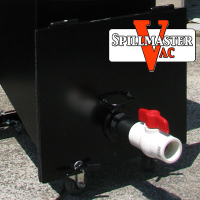 Large front trap and valve